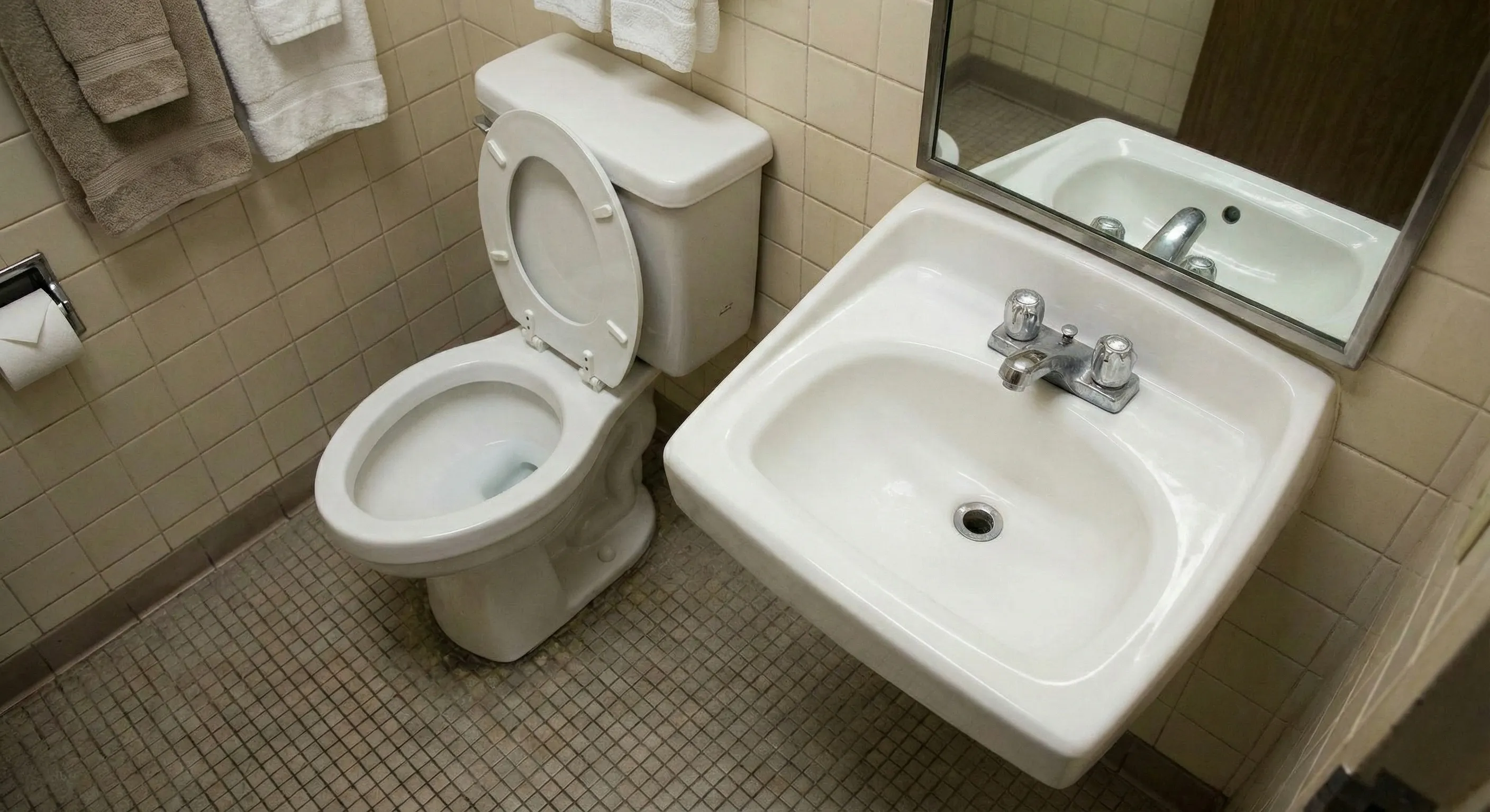 Limpieza profesional de baño — después