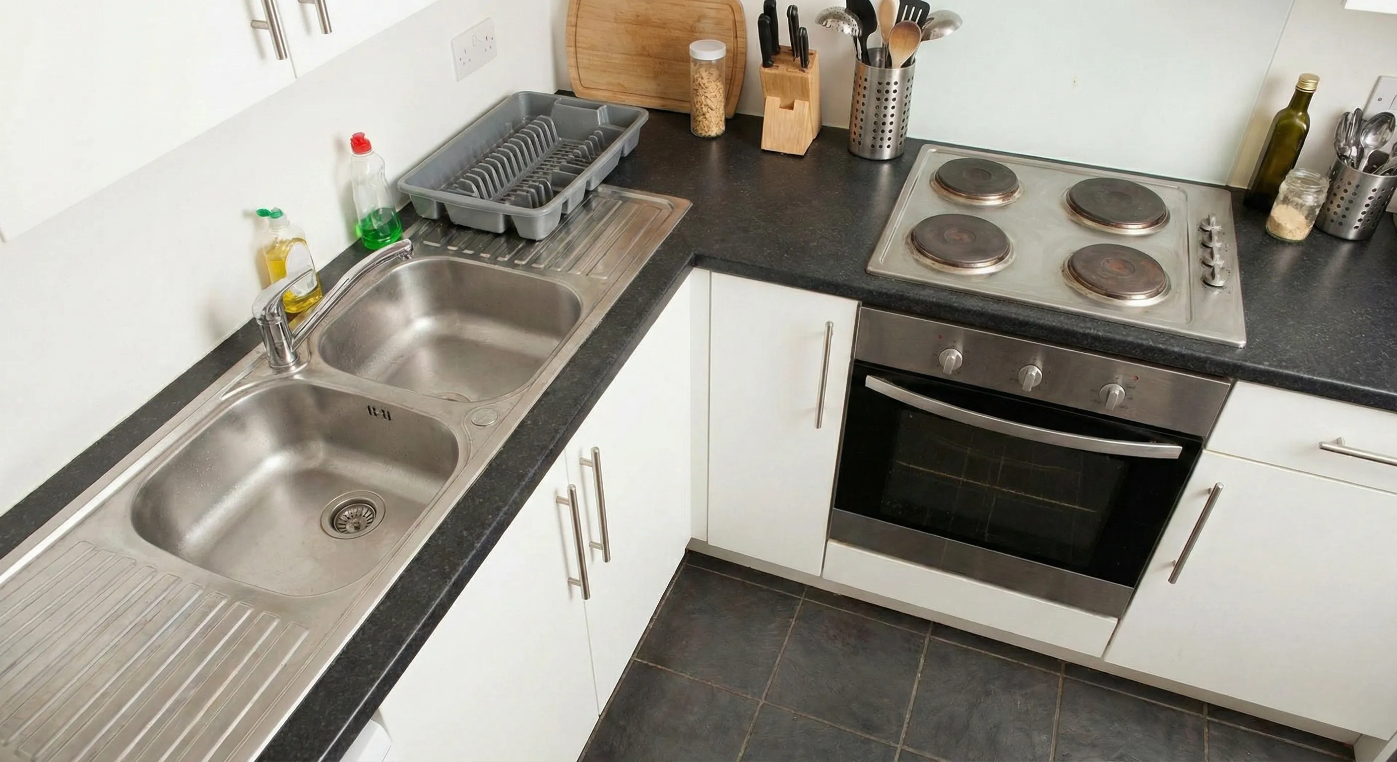 Limpieza profesional de cocina — después